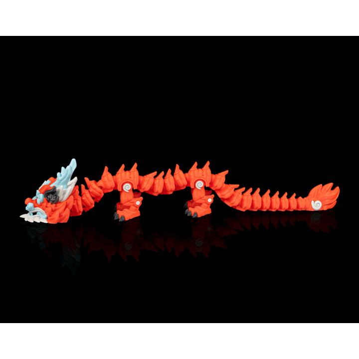 Dragon Céleste Articulé – Figurine Serpent Mythique Flexible