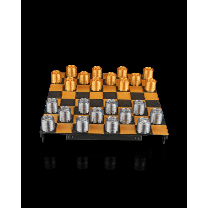 Échiquier Pliant De Voyage – Jeu D'Échecs & Dames Avec Rangement Intégré