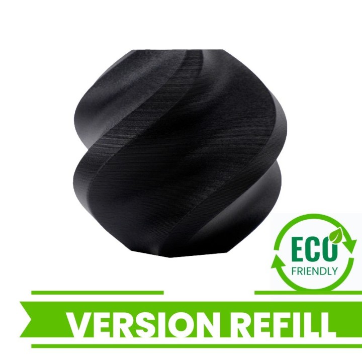 Bambu Lab - PLA Matte - Noir Charbon (Charcoal) - 1,75 mm - 1 kg Refil