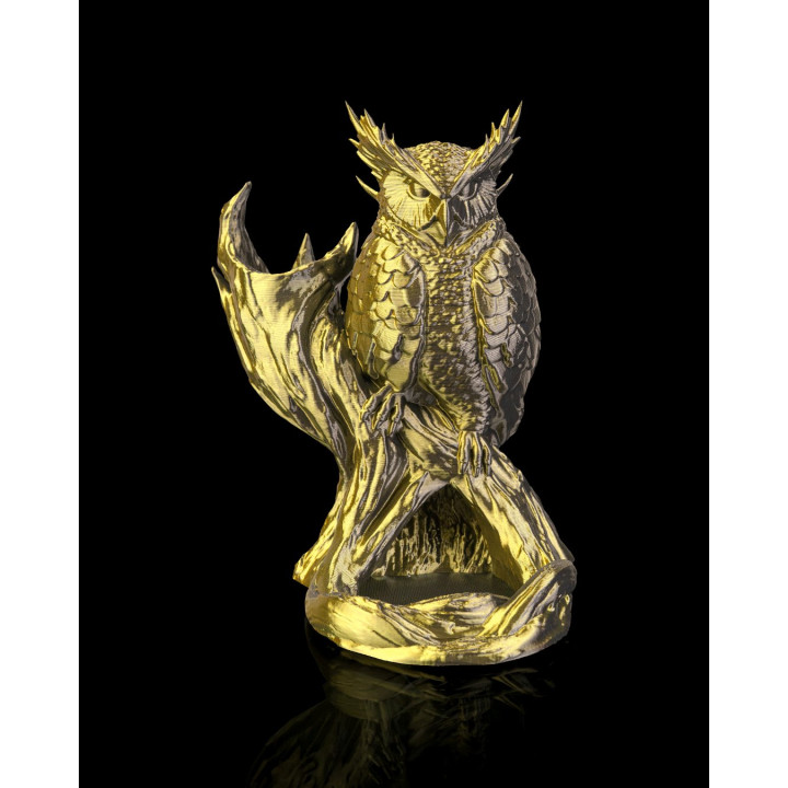 Tour À Dés Hibou De L'Augure – Lanceur De Dés Fantasy Made In Occitanie