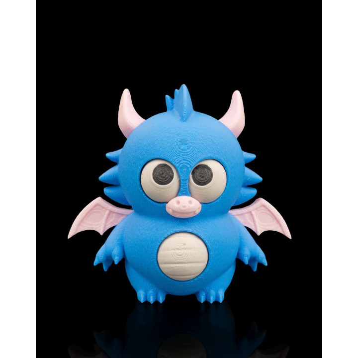 Rub-A-Dub Dragon – Figurine Dragon Kawaii Porte-Clés