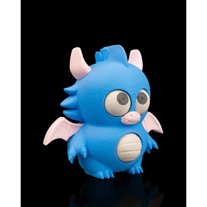 Rub-A-Dub Dragon – Figurine Dragon Kawaii Porte-Clés