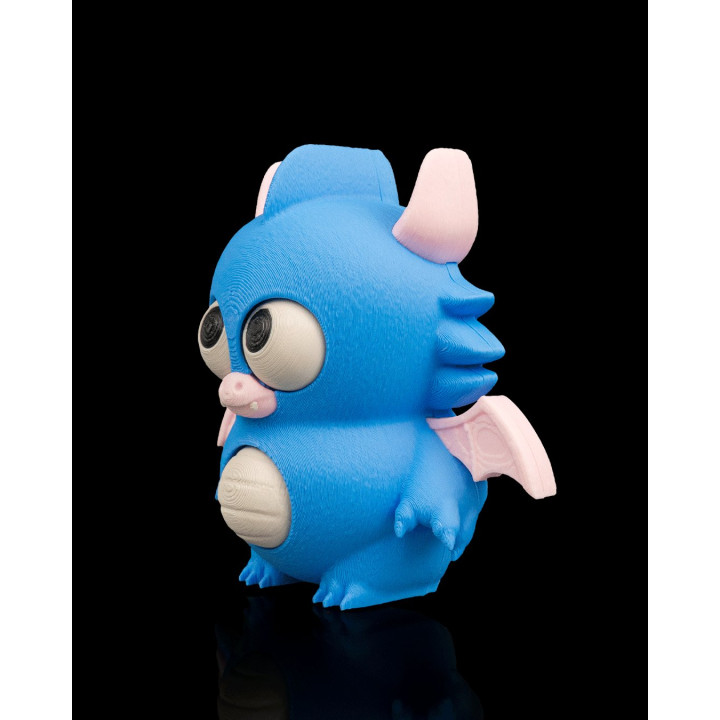 Rub-A-Dub Dragon – Figurine Dragon Kawaii Porte-Clés