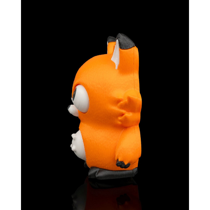 Tummy Trickster – Le Renard Espiègle Aux Yeux Mobiles | Porte-Clés Figurine