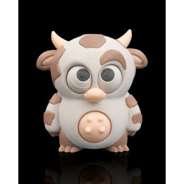 Moo-Ving Belly – Porte-Clés Vache Interactive Aux Yeux Mobiles