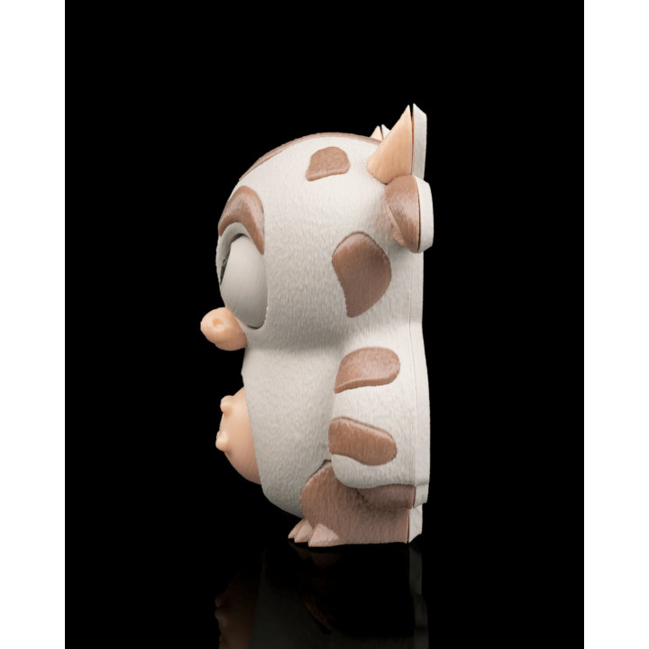 Moo-Ving Belly – Porte-Clés Vache Interactive Aux Yeux Mobiles
