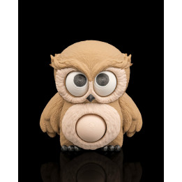 Whoo'S There ? – Porte-Clés Chouette Aux Yeux Mobiles