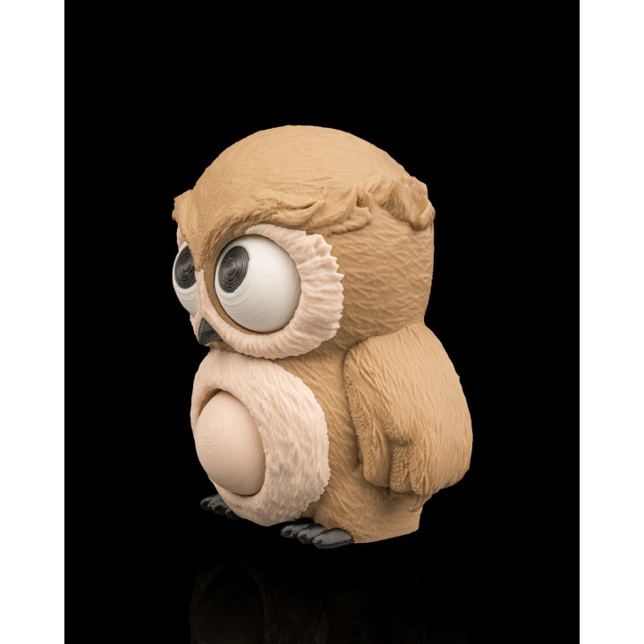 Whoo'S There ? – Porte-Clés Chouette Aux Yeux Mobiles