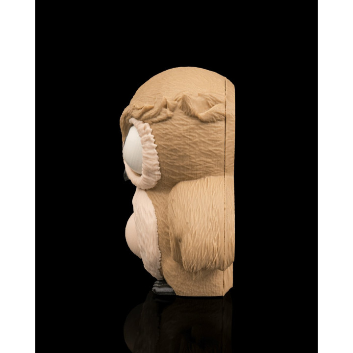Whoo'S There ? – Porte-Clés Chouette Aux Yeux Mobiles