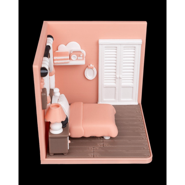 Tiny Bedroom – Miniature Chambre Cosy À Poser