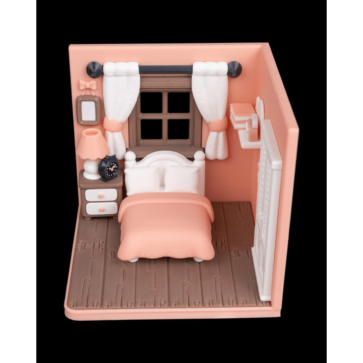 Tiny Bedroom – Miniature Chambre Cosy À Poser