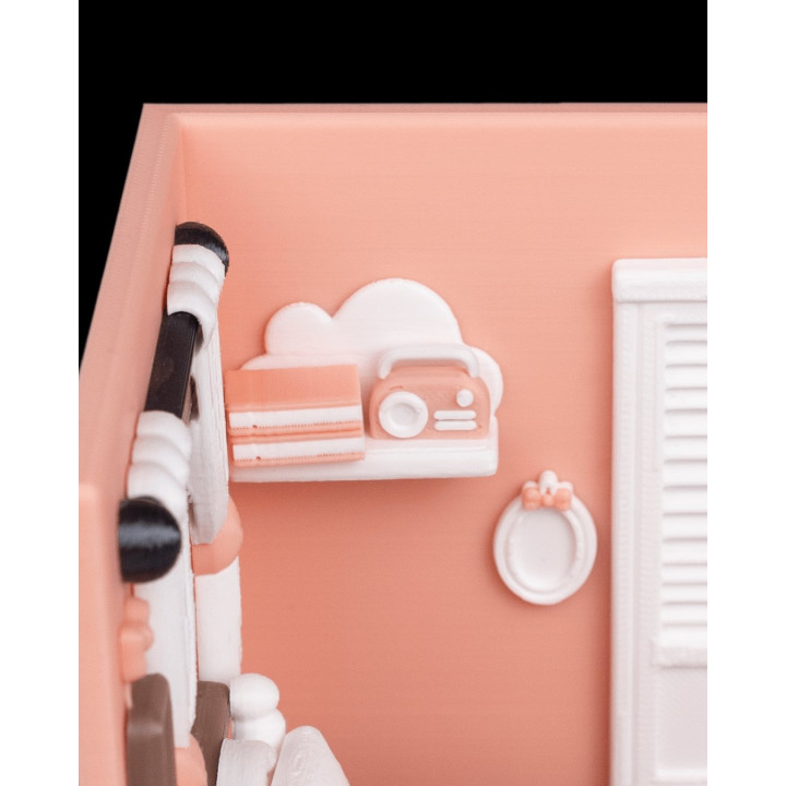 Tiny Bedroom – Miniature Chambre Cosy À Poser