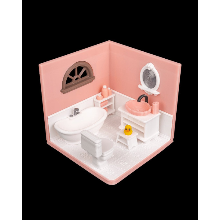 Tiny Bathroom – Salle De Bain Miniature Décorative