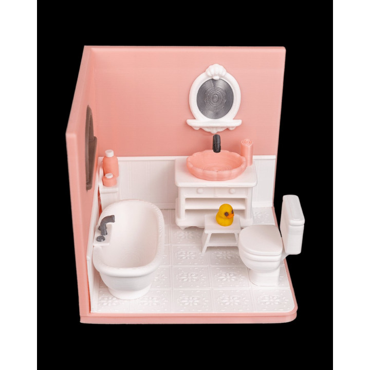 Tiny Bathroom – Salle De Bain Miniature Décorative
