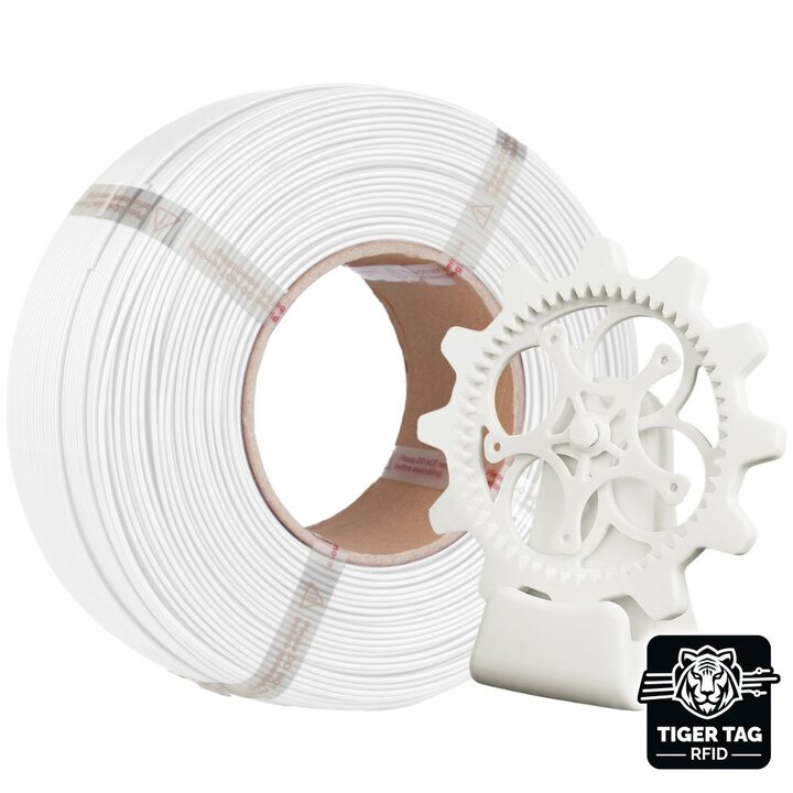 Jamg He - ABS - Blanc - 1,75 mm - 1 kg - Recharge avec RFID Tiger