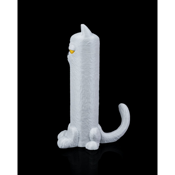 Porte-Rouleau Papier Toilette Chat Grognon – Dérouleur Original Salle De Bain