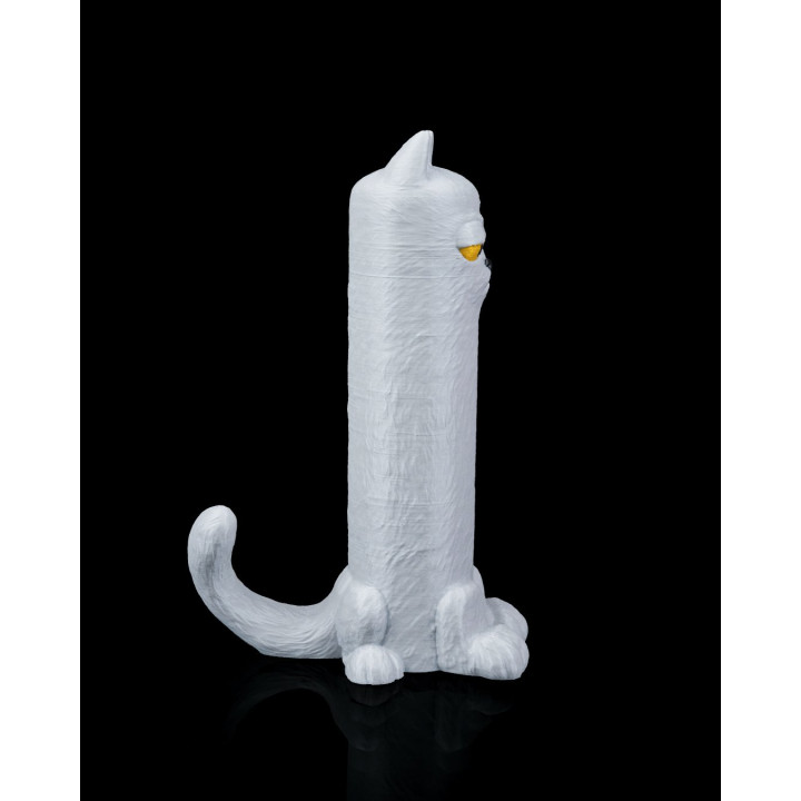 Porte-Rouleau Papier Toilette Chat Grognon – Dérouleur Original Salle De Bain