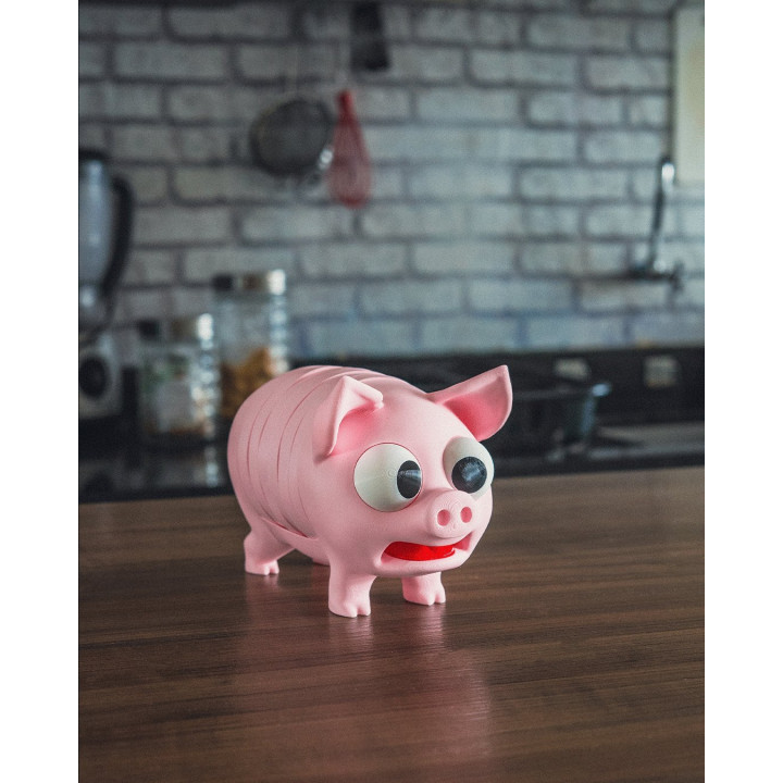 Dessous-De-Verre Cochon "Pork Chop" – Le Set De 5 Rondelles Rigolos