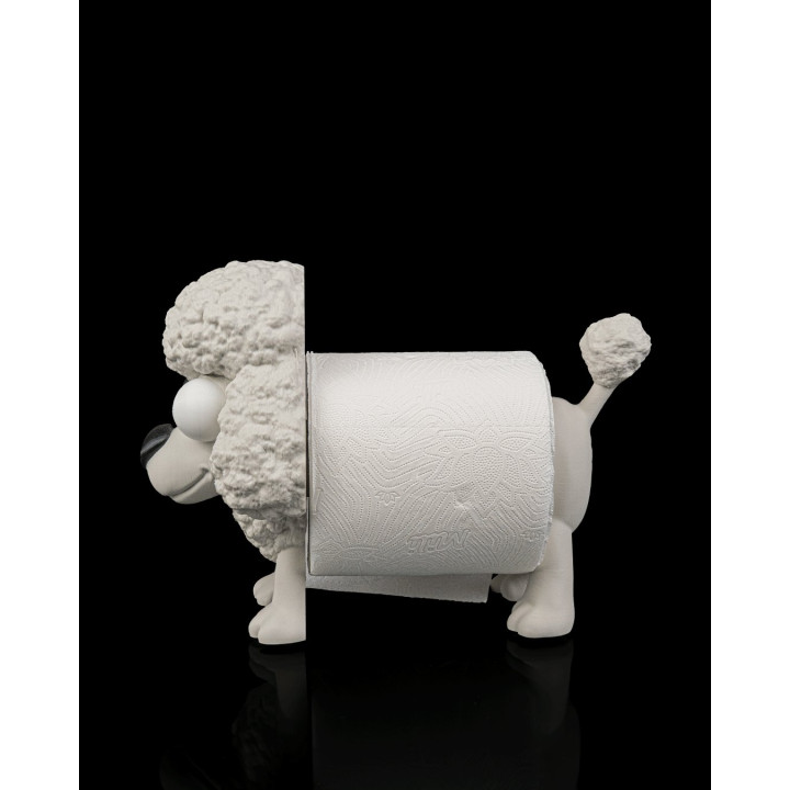Poopoodle – Porte-Papier Toilette Caniche Rigolo