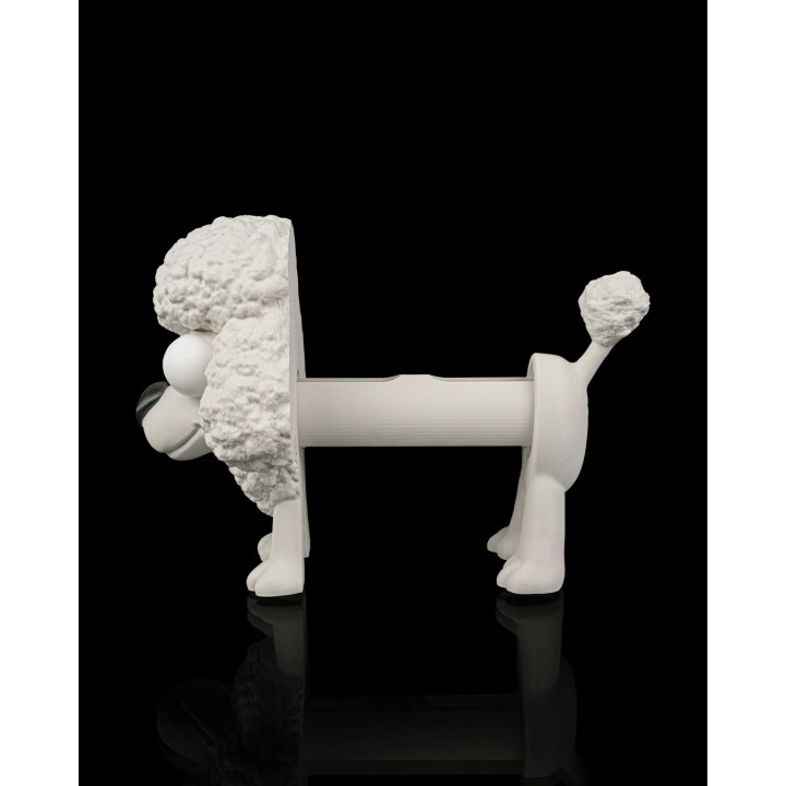 Poopoodle – Porte-Papier Toilette Caniche Rigolo