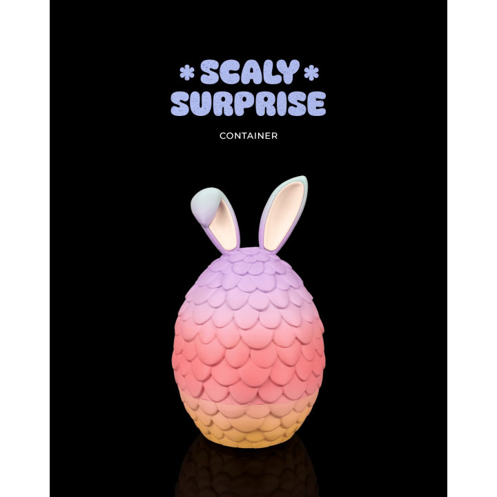 Scaly Surprise – Œuf Conteneur Écailles & Oreilles De Lapin