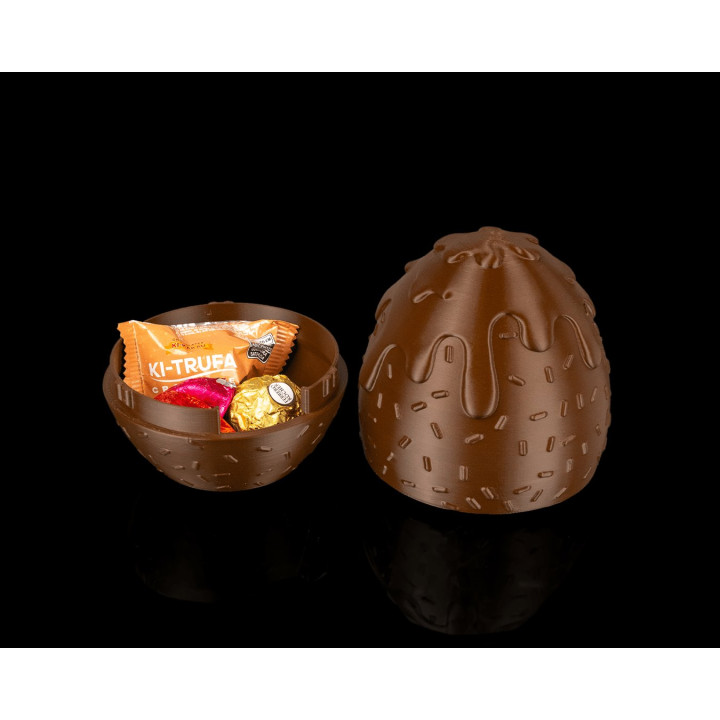 Œuf Surprise Lapin Chocolat – Contenant Décoratif De Pâques