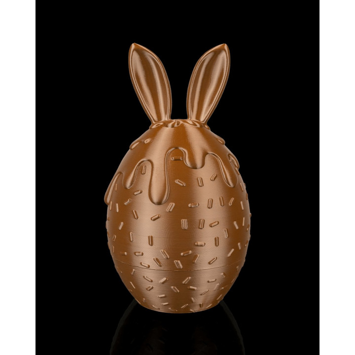 Œuf Surprise Lapin Chocolat – Contenant Décoratif De Pâques
