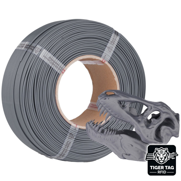 Jamg He - Hi-Speed PLA+ - Argent - 1,75 mm - 1 kg - Recharge avec