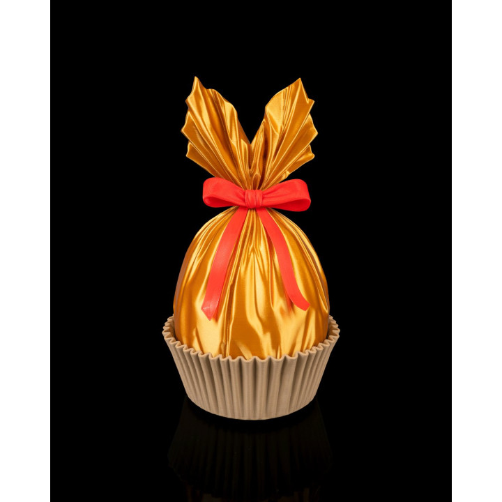 Contenant Cadeau Doré – Œuf Surprise Façon Chocolat De Luxe