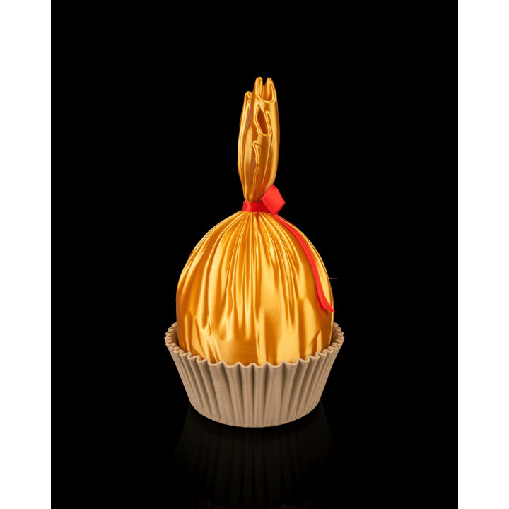 Contenant Cadeau Doré – Œuf Surprise Façon Chocolat De Luxe