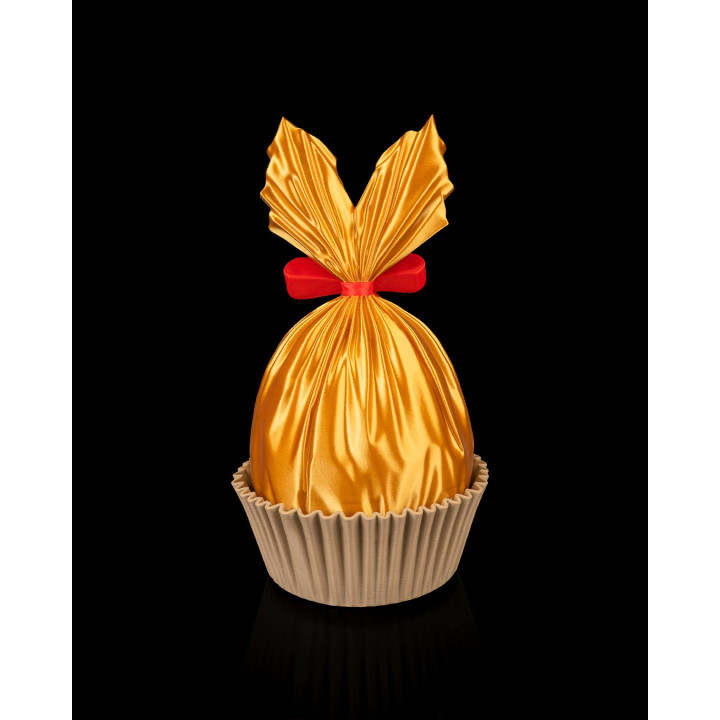 Contenant Cadeau Doré – Œuf Surprise Façon Chocolat De Luxe