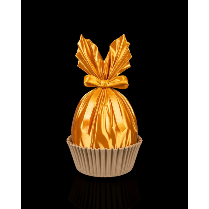 Contenant Cadeau Doré – Œuf Surprise Façon Chocolat De Luxe