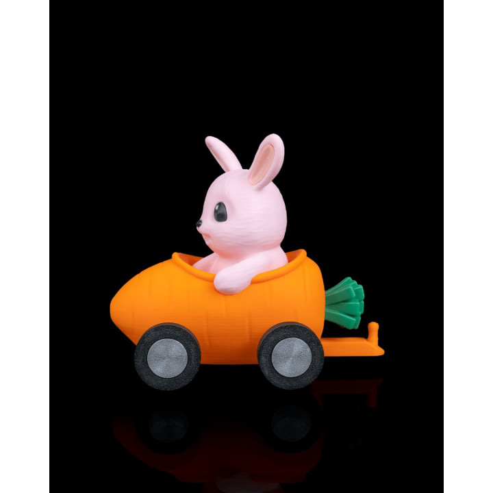 Train De Pâques – Lapin Sur Carotte & Wagons Œufs