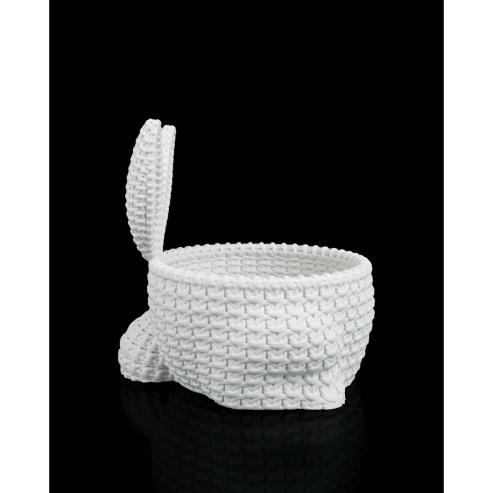 Corbeille Lapin Style Crochet – Bunny Bowl Décorative