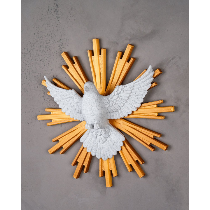 Colombe De La Paix – Décoration Murale Bicolore