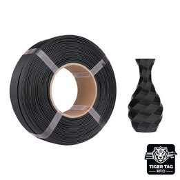 Jamg He - PETG - Noir - 1,75 mm - 1 kg - Recharge avec RFID Tiger