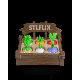 Jardin Potager Miniature – Présentoir À Légumes Amovibles
