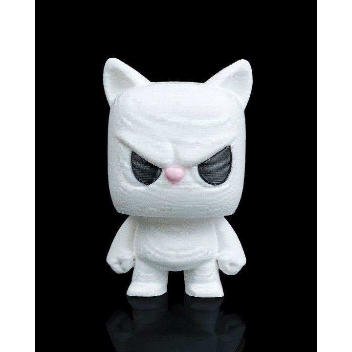 Anty Kitty – Figurine Porte-Clés Chat Grognon Collector