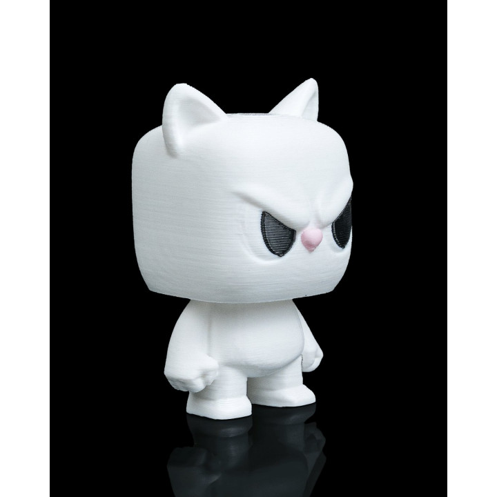 Anty Kitty – Figurine Porte-Clés Chat Grognon Collector