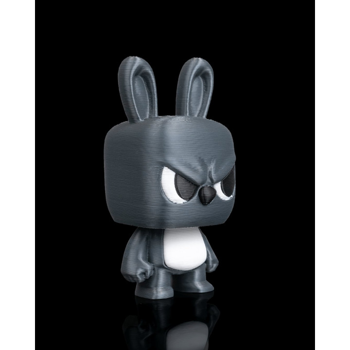 Anty Bunny – Figurine Lapin En Colère Avec Porte-Clés