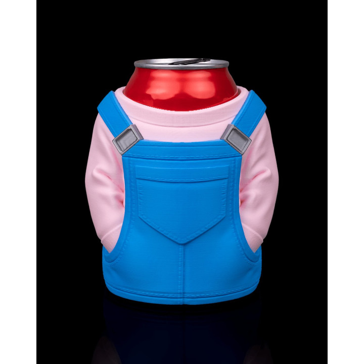 Porte-Canette Salopette – Support Canette Humour Made In Occitanie