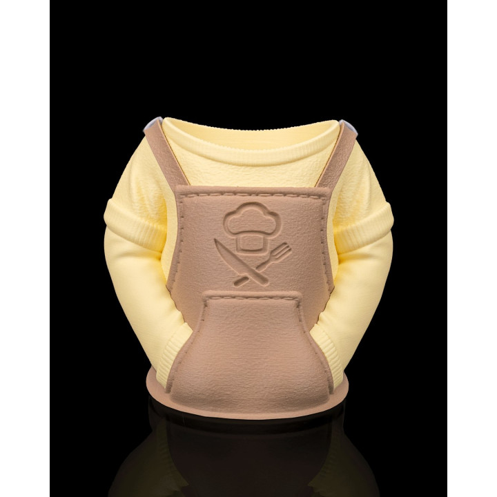 Porte-Canette Tablier De Chef – Support Boisson Humour Cuisine