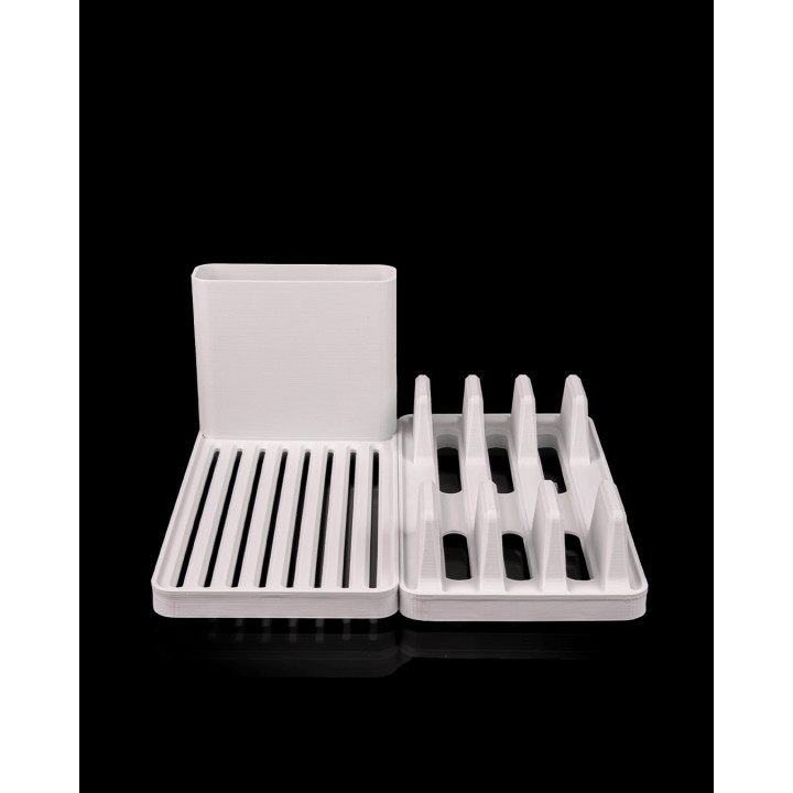 Égouttoir À Vaisselle Modulaire – Assiettes, Verres & Couverts