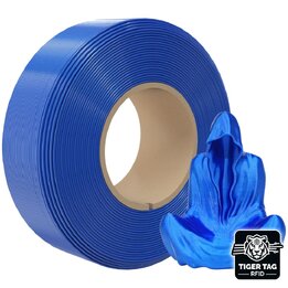 Jamg He - PLA Silk - Bleu - 1,75 mm - 1 kg - Recharge avec RFID T
