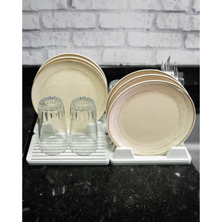 Double Égouttoir À Assiettes Modulable – Kit Double Capacité