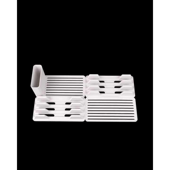 Double Égouttoir À Assiettes Modulable – Kit Double Capacité