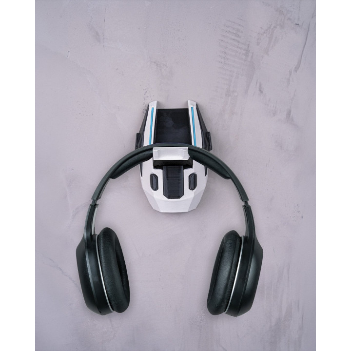 Support Mural Casque Gamer Style Sci-Fi – Comms Frame