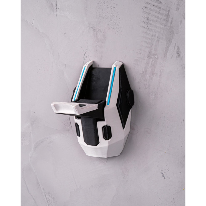 Support Mural Casque Gamer Style Sci-Fi – Comms Frame