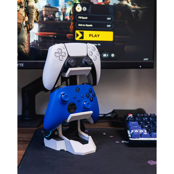 Command Sync – Support Double Manette & Casque Gamer