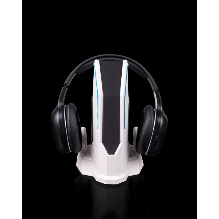 Signal Station – Support Casque Gaming Futuriste